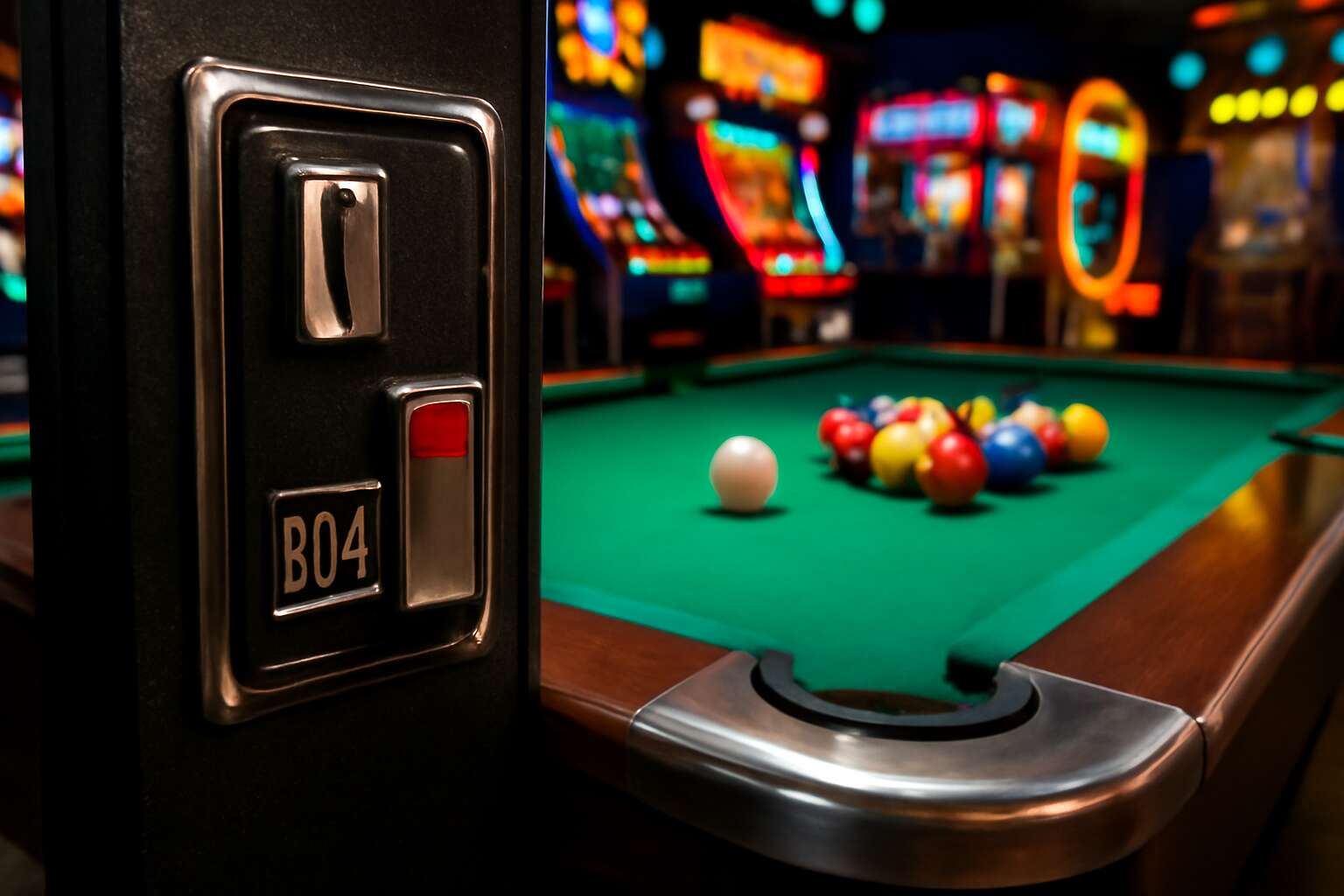 pool table coin operated