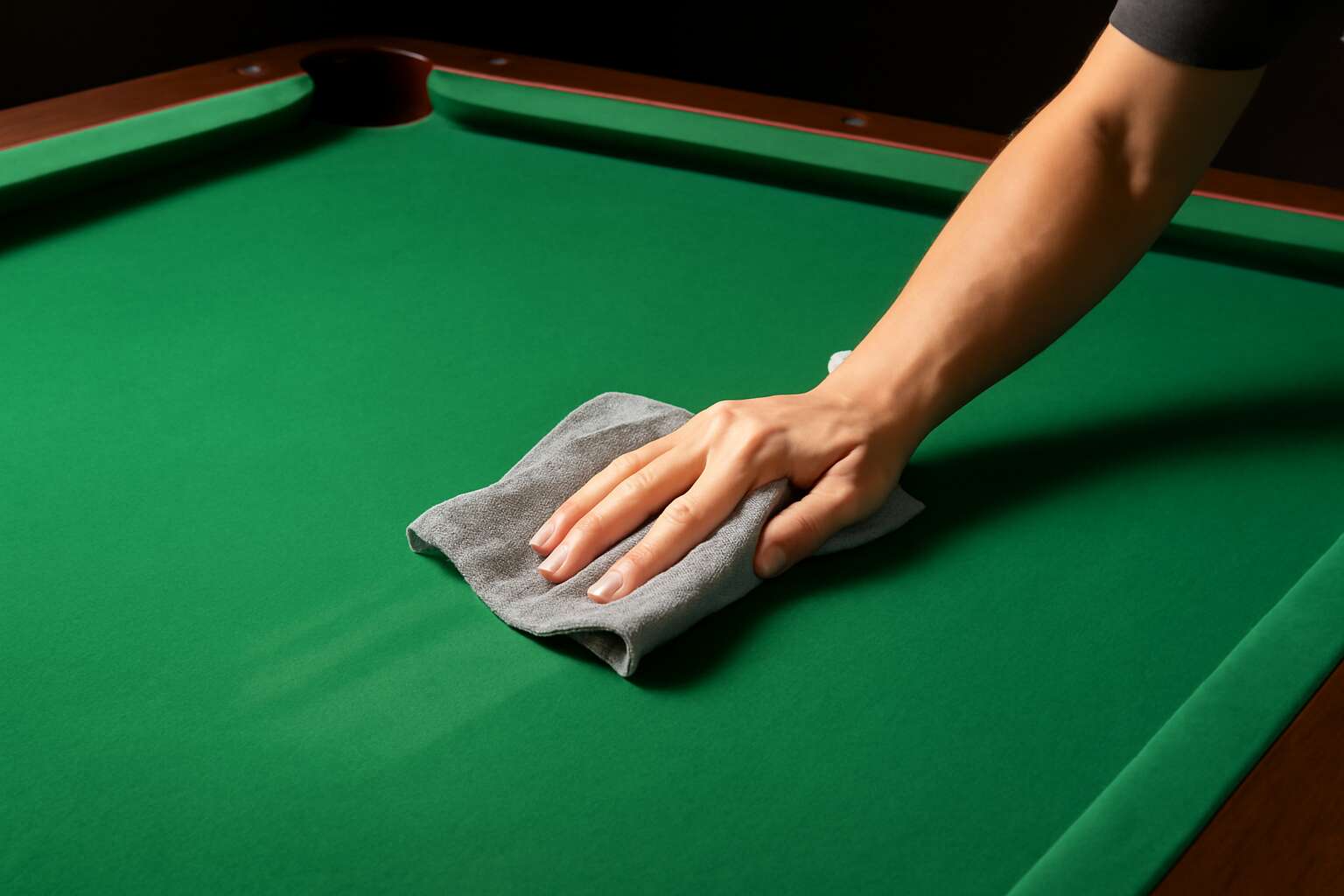 can pool table felt be washed
