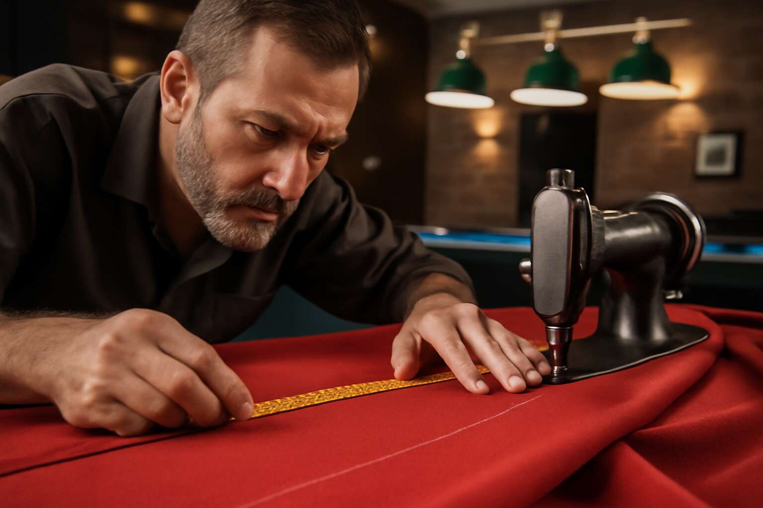 custom made pool table cloth