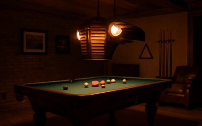 Illuminate your game with the must-have Tractor Hood Pool Table Light for style and visibility