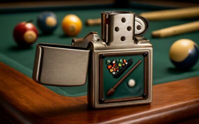 Score Style and Shine: The Ultimate Pool Table Zippo Lighter for Billiard Buffs
