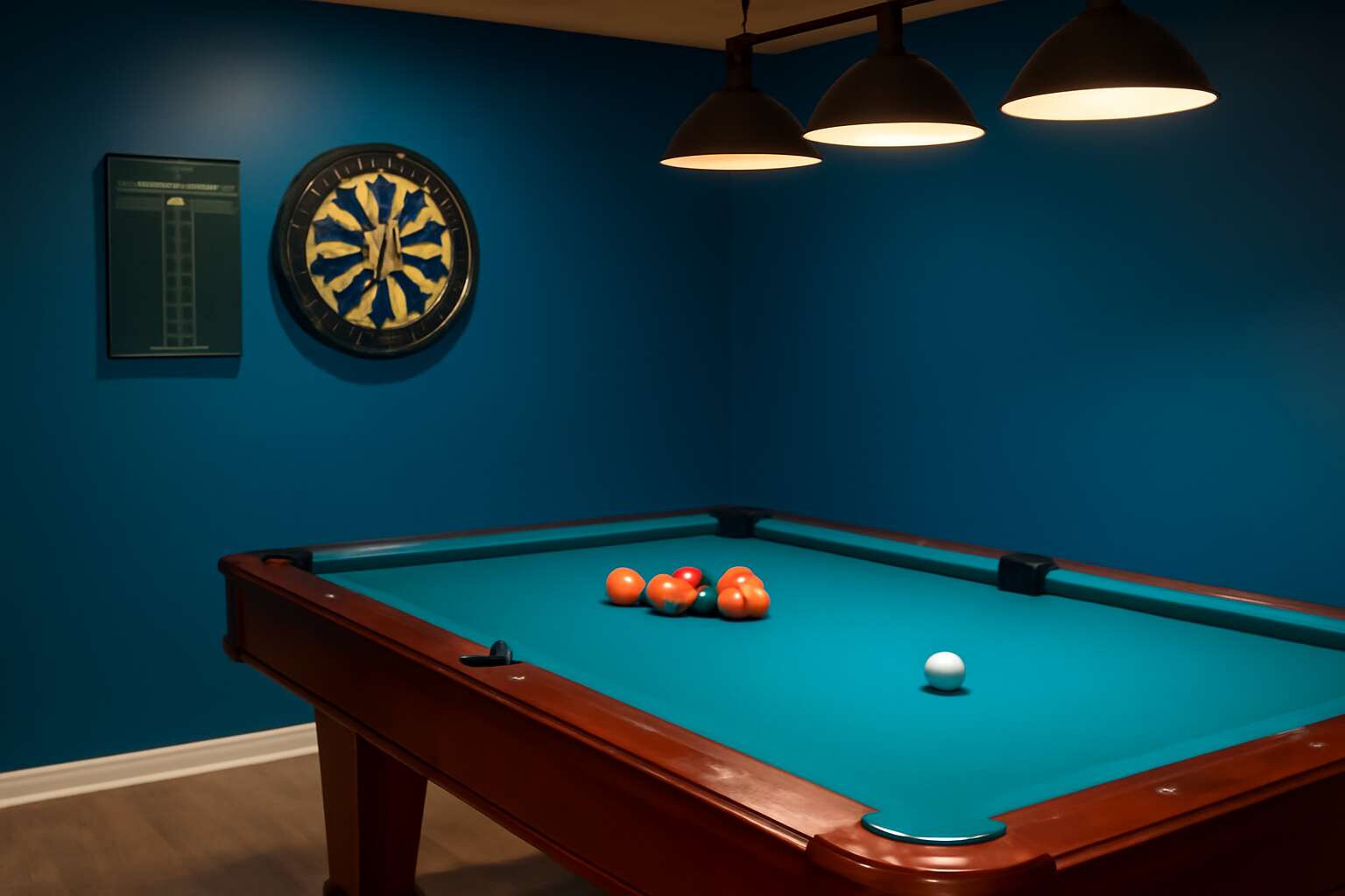 darts or pool table