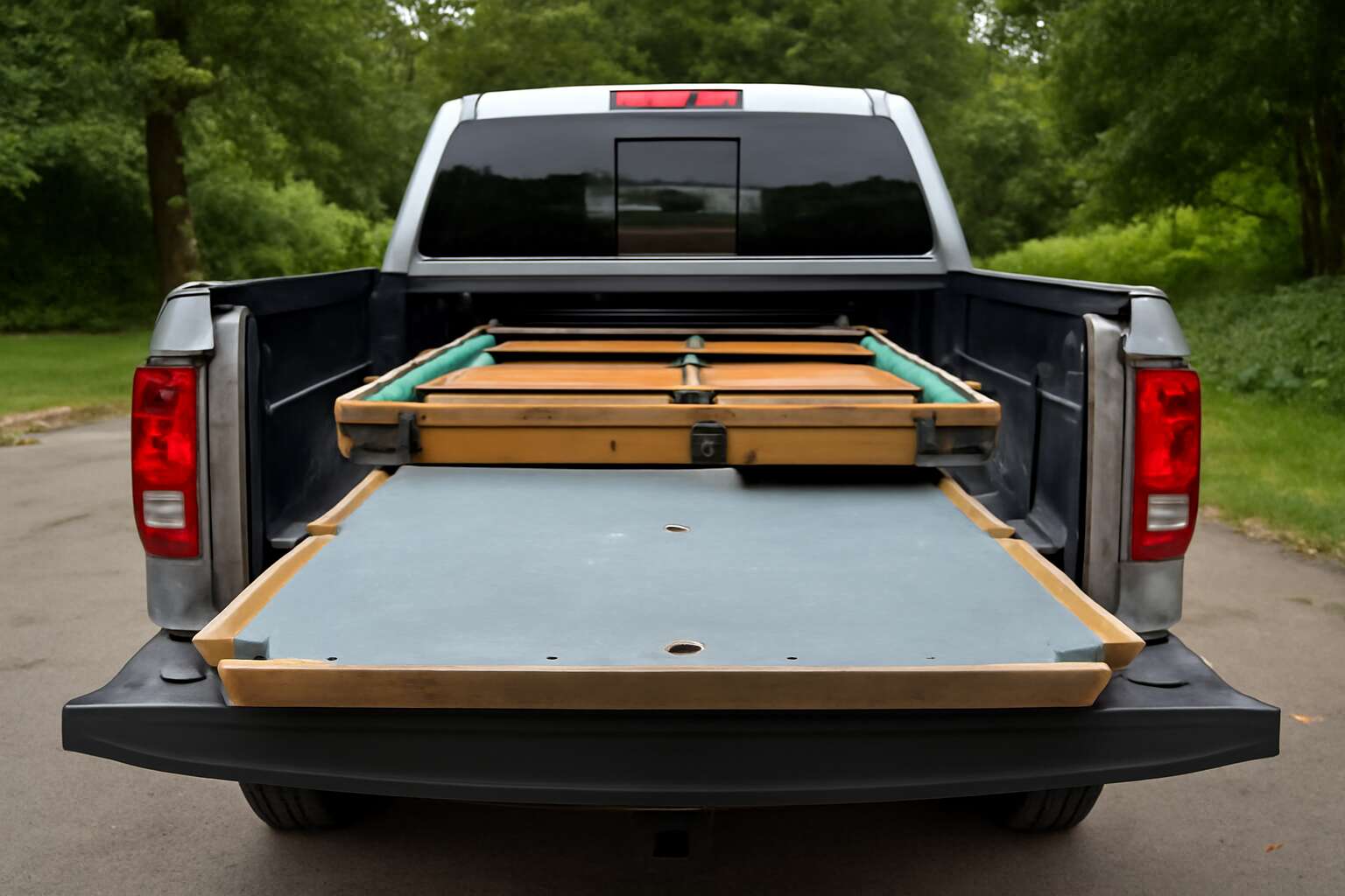will a pool table fit in a pickup truck