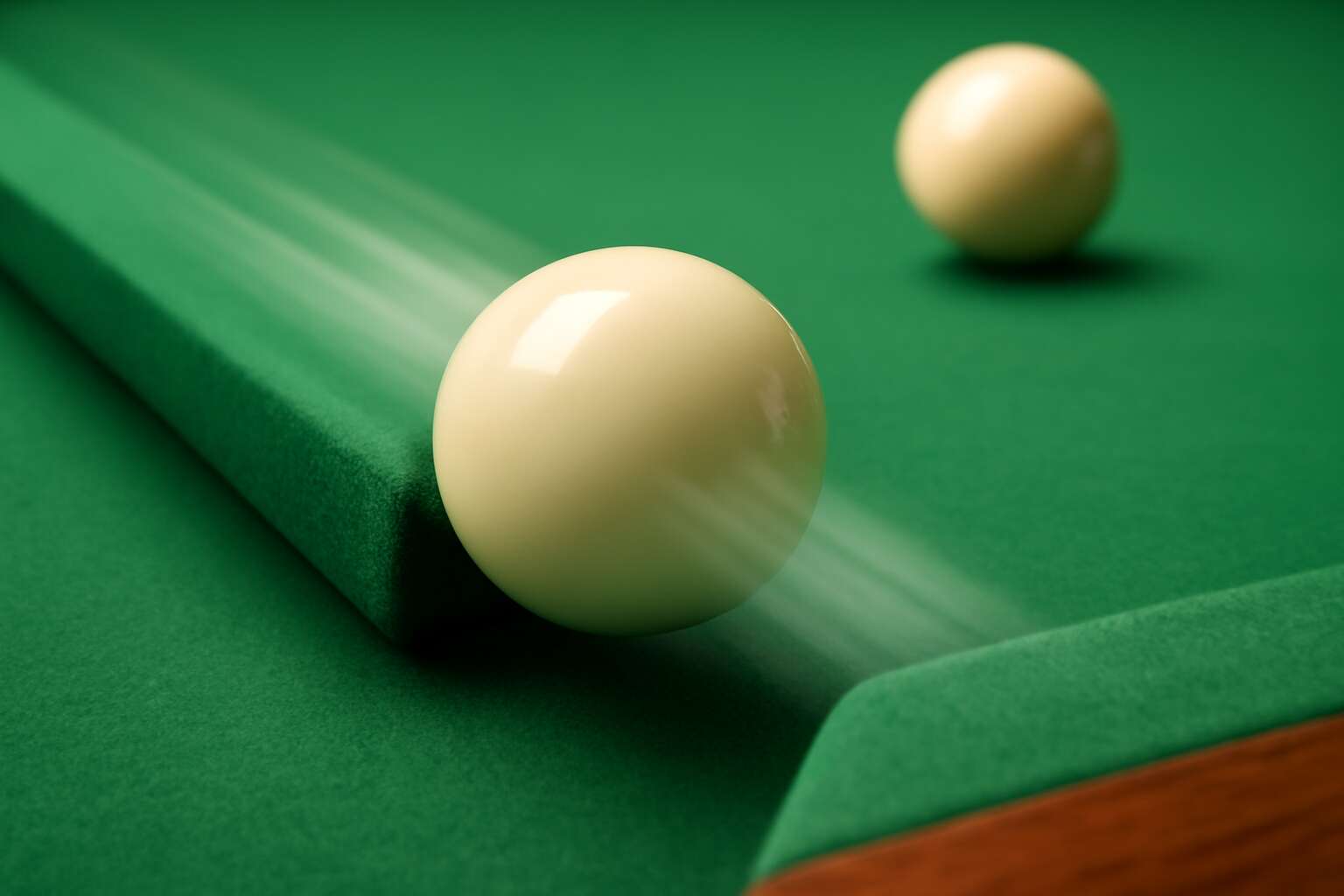 rebound like a ball on a pool table