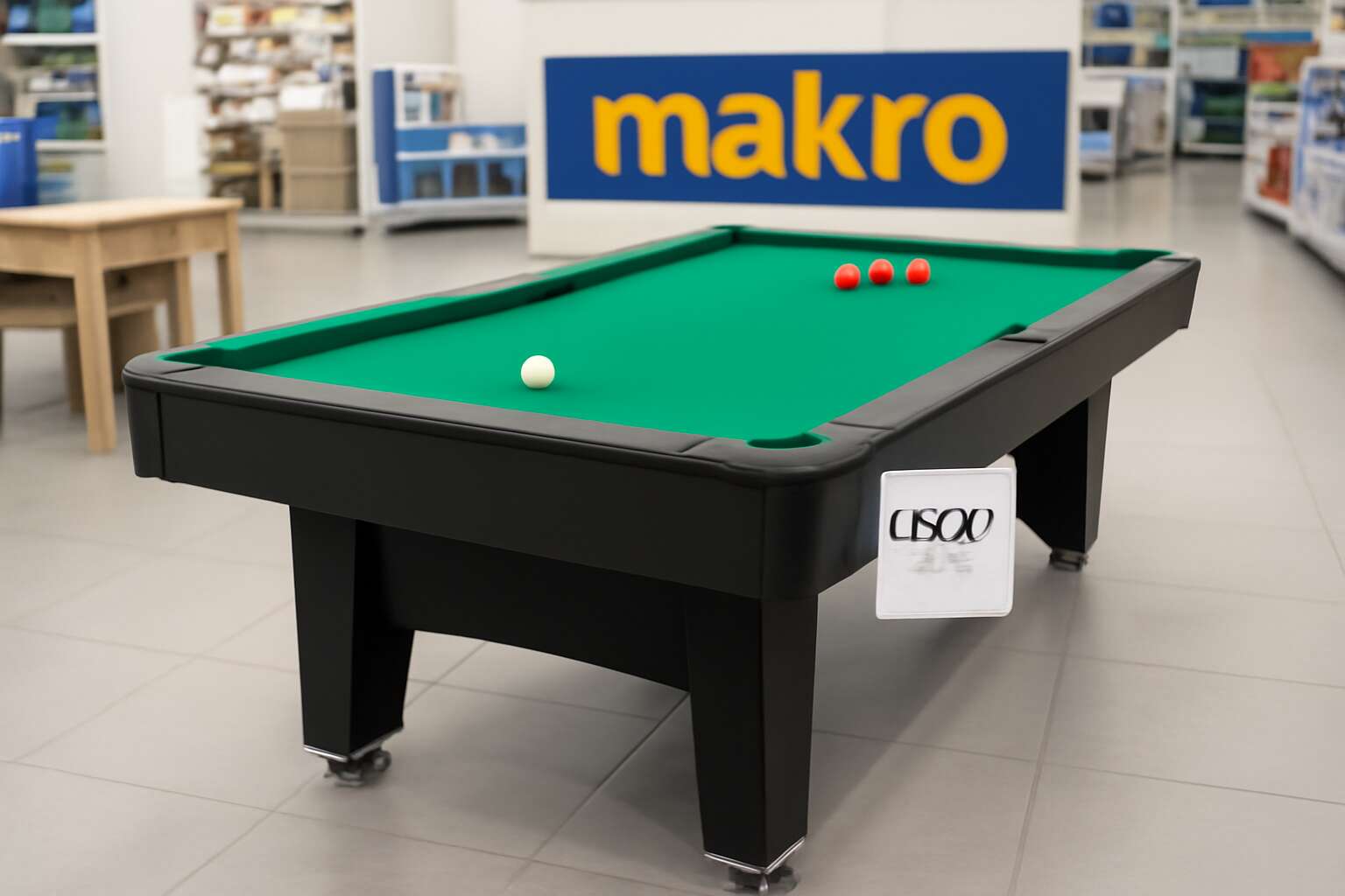 pool table price at makro