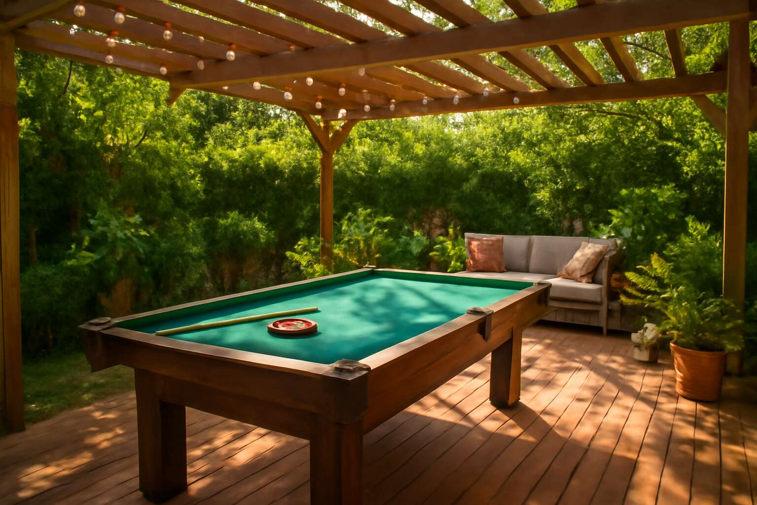 pool table outdoor
