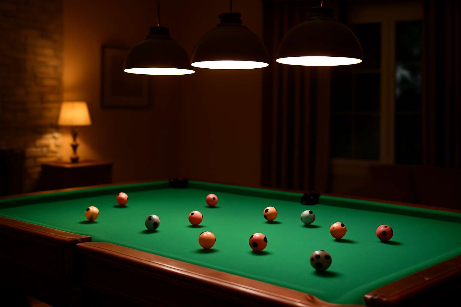 pool table in afrikaans
