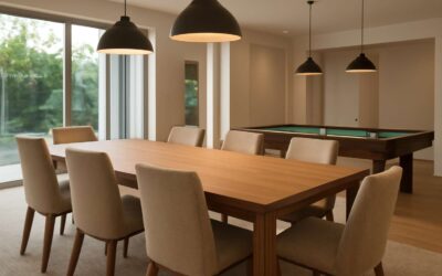 Transform Your Space: dining to pool table for seamless social gatherings.