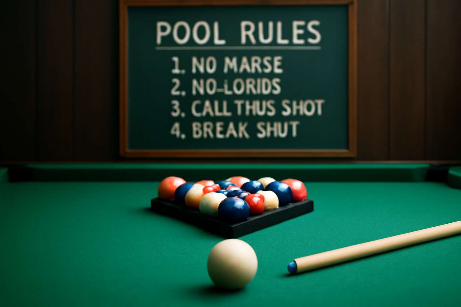 what are pool table rules