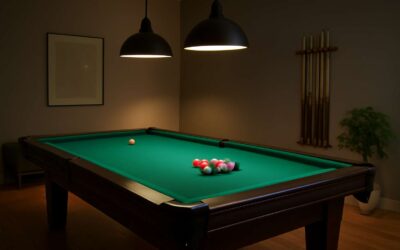 Turn Any Space into a Game Night Oasis with pool table and style.