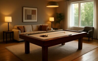 Turn Your Living Room into a Game-Changing Space with pool table in living room