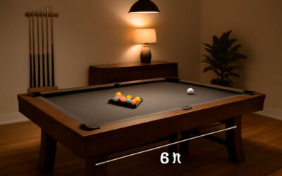 Space-Smart Guide: pool table 6ft dimensions for your ideal home game room.